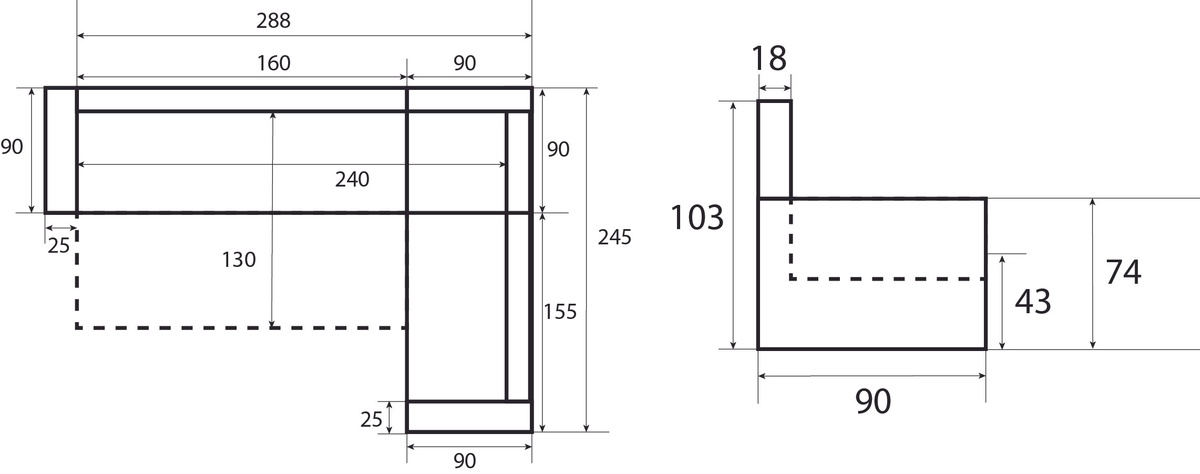 Холов ъгъл Ана 30027 Altek mebel