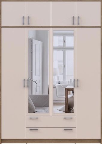 Шкаф Ронди 4 Дуб Артизан/Кашемир &ndash; Распашные шкафы, артикул DRS-011880 | Altek Mebel