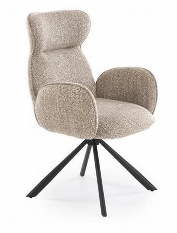 Трапезен стол К-571 бежово/черно &ndash; Столове, артикул ERM-16808 | Altek Mebel