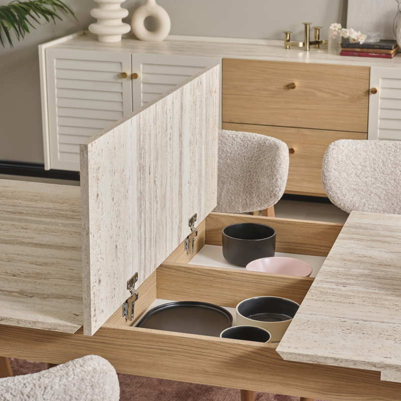 ОБЕДЕННЫЙ СТОЛ M610 FAURA - ДУБ ТРЕВИ KL &ndash; Обеденные столы, артикул 3531307 | Altek Mebel