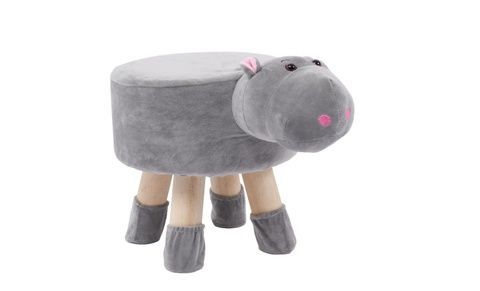 Табуретка KJP4401 HIPPO (Хипопотам) Сива &ndash; Детски столове, артикул 601332 | Altek Mebel