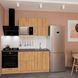 Готова кухня Elite E-line ПДЧ2 180 Дъб крафт голд снимка 1 | Altek Mebel