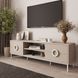 Тумба TV в гостиную Ницца 3 МДФ Кашемир/Белый изображение 2 | Altek Mebel