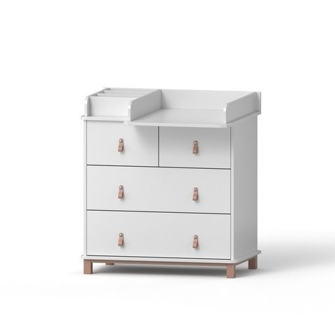 Комод пеленатор Glori с органайзером (ручки мокко) 900х510х900 &ndash; Комод пеленатор, артикул 03-30004 | Altek Mebel