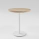 Трапезна маса ROUND 36 мм D700 Дъб сонома/Бял