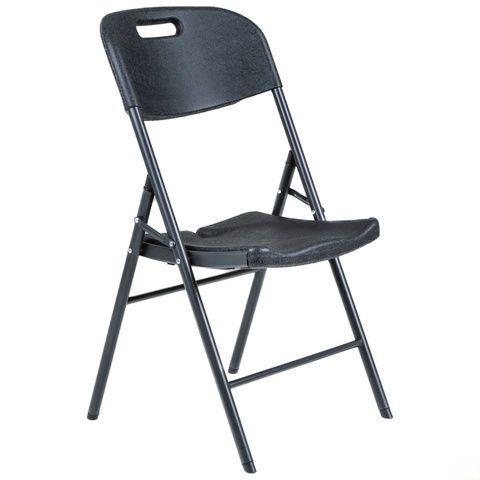 Стул складной KNOX-F пластик - Черный &ndash; Садовые стулья, артикул 02-555655 | Altek Mebel