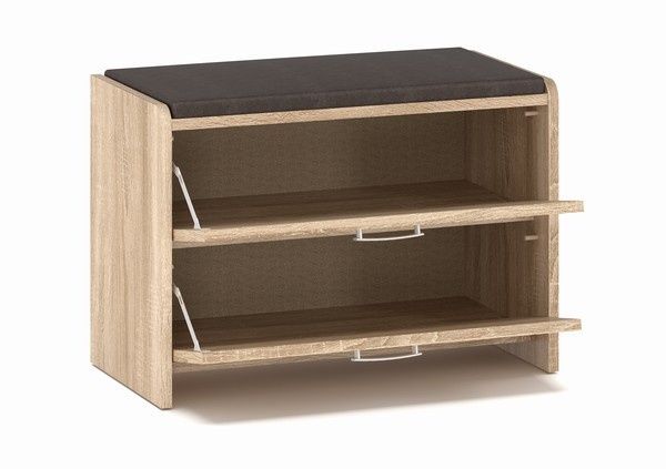 Шкафче за обувки KOMFORT 1 дъб сонома &ndash; Шкафове за обувки, артикул 60032 | Altek Mebel