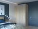 Шкаф купе City Лайт Дуб Cонома 2 ДСП 150х60х225 изображение 1 | Altek Mebel