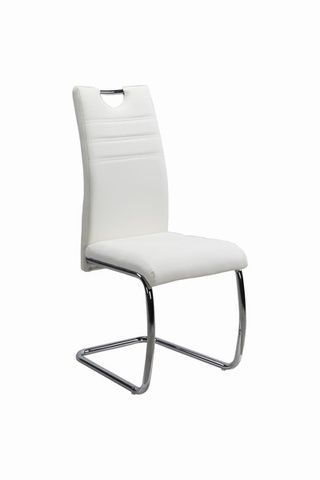 Трапезен стол К-331 бяло/хром &ndash; Столове, артикул ERM-16811 | Altek Mebel