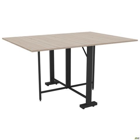Трапезна маса Fold 2 FL2 1400 (1380/210х1000х750Н) Черен графит/Дъб сонома &ndash; Разтегателни маси, артикул 02-221220 | Altek Mebel