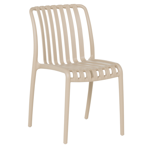 ПЛАСТИКОВЫЙ СТУЛ TAZA - КАПУЧИНО &ndash; Садовые стулья, артикул 3535813 | Altek Mebel