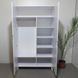 Шкаф Борн 1200 Дуб Артизан (ножки белые) изображение 10 | Altek Mebel