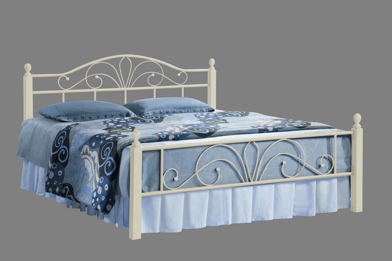 КРОВАТЬ VENICE 160 белая 100063 Altek mebel