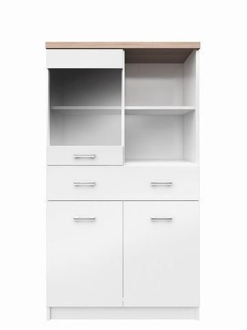 Витрина TOP MIX WIT 2D1W1S_80 &ndash; Полки и стеллажи, артикул ERM016598 | Altek Mebel