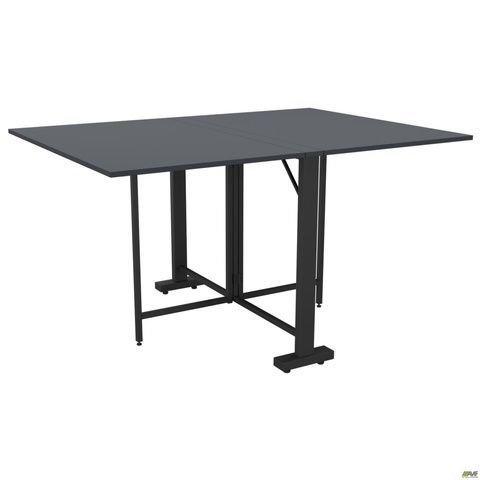 Трапезна маса Fold 2 FL2 1400 (1380/210х1000х750Н) Черен графит/Антрацит &ndash; Разтегателни маси, артикул 02-221217 | Altek Mebel