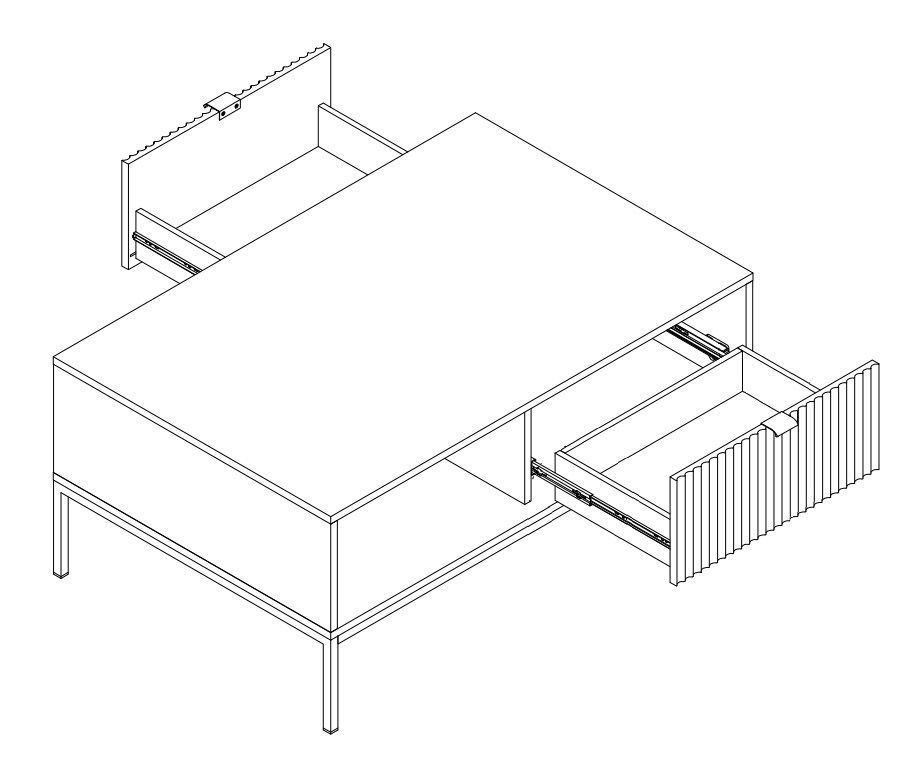Холна маса Nova L104 1S Сив (Златни крачета) &ndash; Холни маси, артикул PFH-091252 | Altek Mebel