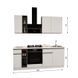 Готовая кухня Infinity E-line ПДЧ2 200 Графит изображение 5 | Altek Mebel