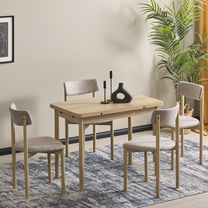 ОБЕДЕННЫЙ СТОЛ M575 CAVADA - ВЯЗ BGE &ndash; Обеденные столы, артикул 3531314 | Altek Mebel