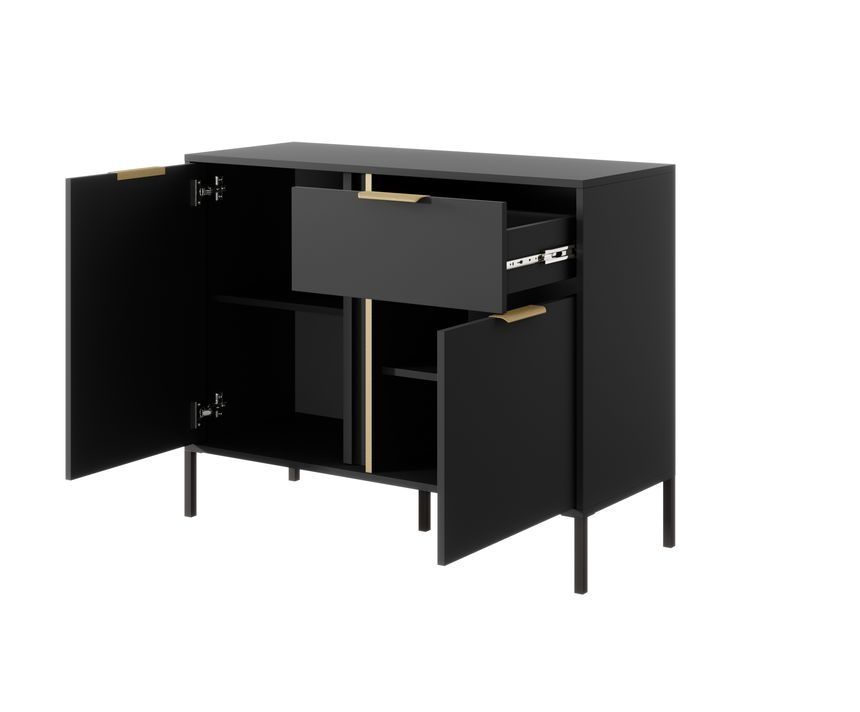Комод Clars 2DS/104 Антрацит &ndash; Комоды, артикул PFH-091017 | Altek Mebel