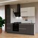 Готова кухня Vector E-line ПДЧ 240 Графит/Бял снимка 1 | Altek Mebel