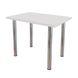 Трапезна маса ЯРЪЛ 88 бял/хром 1-10068 снимка 2 Altek mebel, България