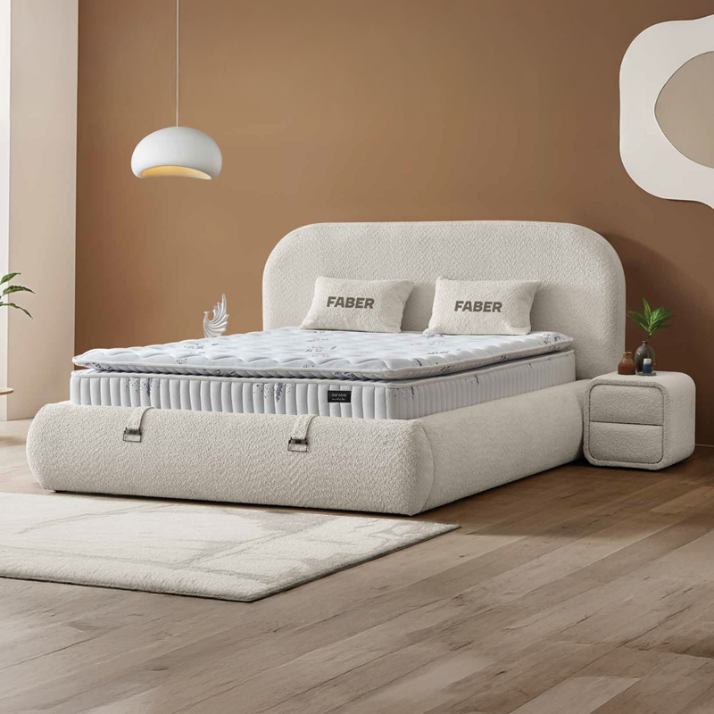 КРОВАТЬ FABER 140X200 EDEN 06 (ЛАТТЕ 06) &ndash; Кровати, артикул 3560346 | Altek Mebel