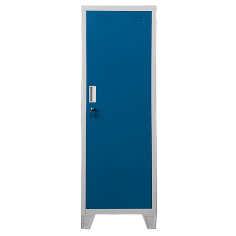 МЕТАЛЕН ШКАФ CR-1604-1 JZ - СИВ/СИН &ndash; Рафтове и шкафове за документи, артикул 3580173_1 | Altek Mebel