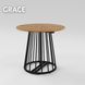 Раздвижной стол GRACE D2200 Дуб крафт золотой/Черный