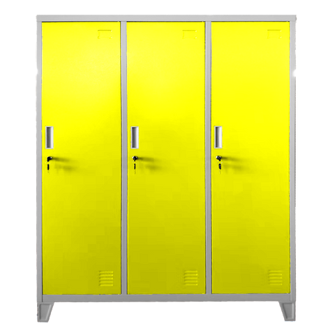 МЕТАЛЕН ШКАФ CR-1604-3 JZ - СИВ/ПАТЕШКО ЖЪЛТ &ndash; Рафтове и шкафове за документи, артикул 3580175_9 | Altek Mebel