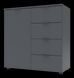 Комод Ron 1 Графит 80х38х81 изображение 2 | Altek Mebel