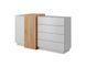 Скрин Cube 2D4S/160 Бял/Дъб крафт голд снимка 1 | Altek Mebel