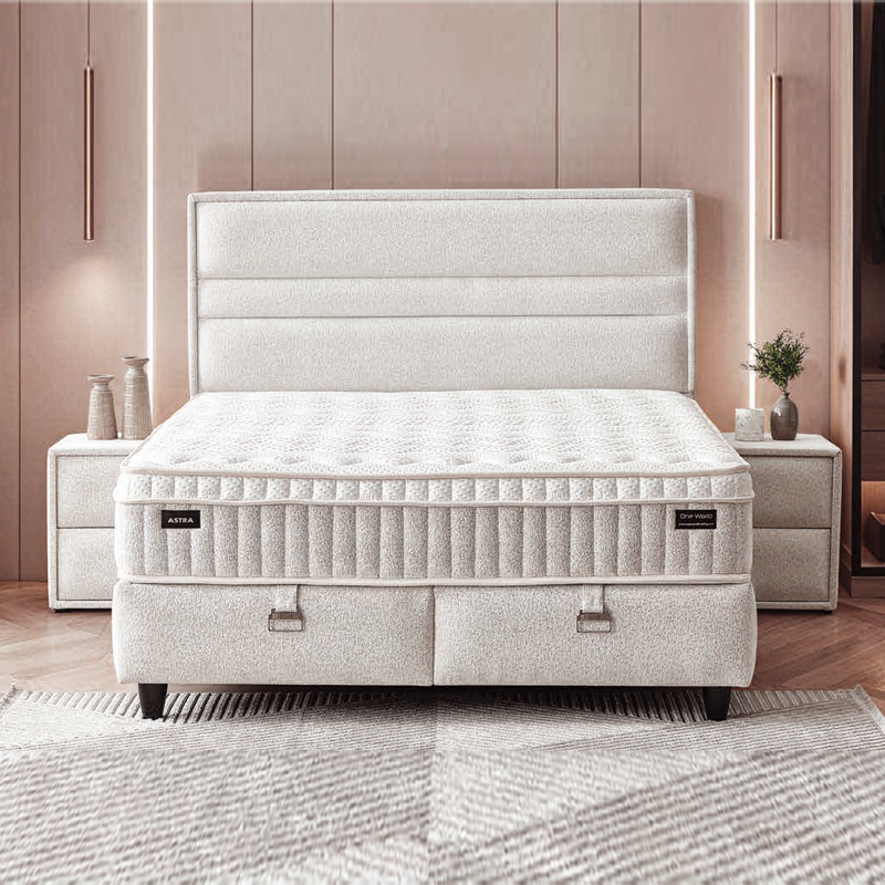 КРОВАТЬ ASTRA 180X200 SYMPHONY PEARL (ЖЕМЧУГ SY) &ndash; Кровати, артикул 3560241 | Altek Mebel