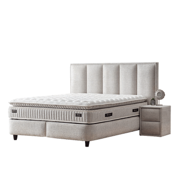 КРОВАТЬ ASTORIA 160X200 KANSAS 01 PEARL &ndash; Кровати, артикул 356039958 | Altek Mebel