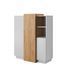 Скрин Cube 3D/110 Бял/Дъб крафт голд снимка 1 | Altek Mebel