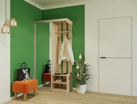 Портманто City One Door 110х45х210 см Дуб cонома &ndash; Комбинирани мебели за антре, артикул  DRS-011306 | Altek Mebel