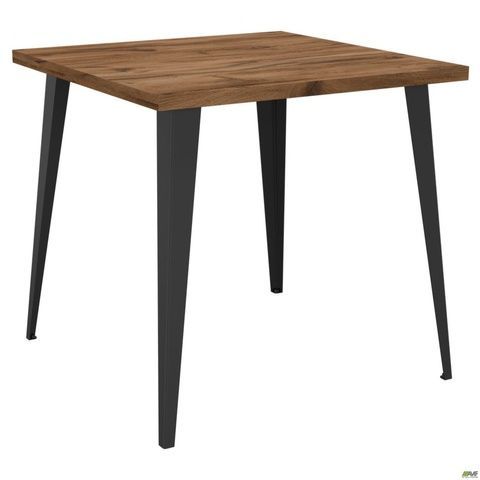 Трапезна маса Cherry 800 (800х800хН770) Черен графит/Дъб ливорно &ndash; Трапезни маси, артикул 02-221176 | Altek Mebel