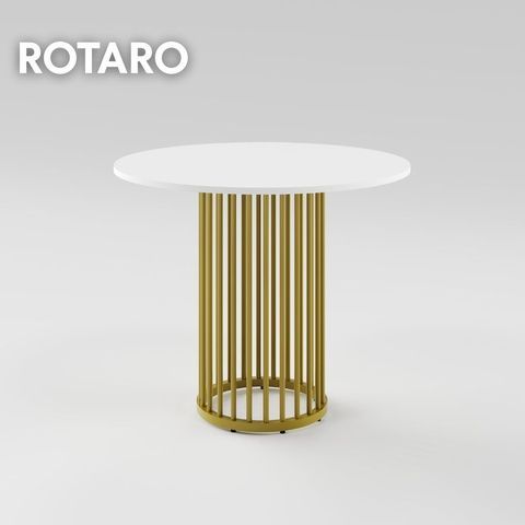 Трапезна маса ROTARO D1100 Бял/голд