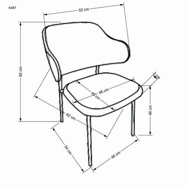 Стол КН-497 крем/черно &ndash; Столове, артикул ERM016653 | Altek Mebel