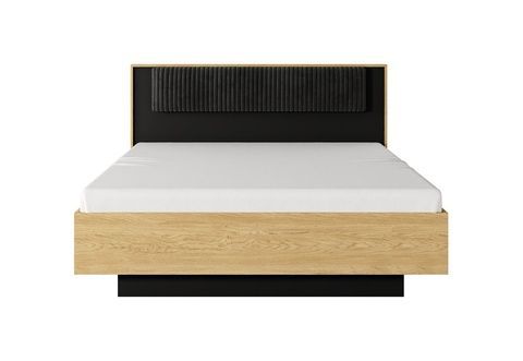 Кровать Baltic 160 Дуб балтийский/Черный &ndash; Кровати, артикул PFH-091380 | Altek Mebel