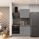 Готова кухня Vision E-line ПДЧ2 140 Графит снимка 1 | Altek Mebel