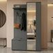 Портманто Дора 113,5х40х192 см Графит снимка 1 | Altek Mebel