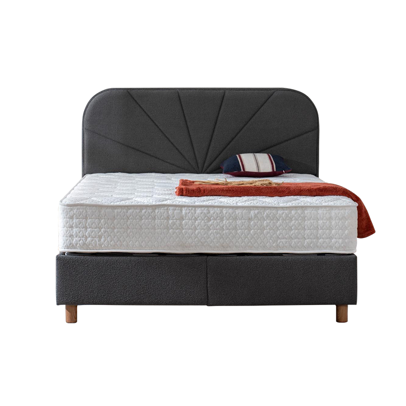 КРОВАТЬ DELUX PREMIUM 160X200 - АНТРАЦИТ &ndash; Кровати, артикул 3560047_1 | Altek Mebel