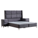 КРОВАТЬ BELLA 160X200 BABY FACE 29 (ГРАФИТ 29) изображение 2 | Altek Mebel