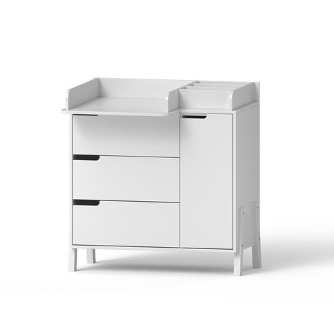 Комод пеленатор Magia Plus (с органайзером) Белый 900x510x900 &ndash; Комод пеленатор, артикул 03-19035 | Altek Mebel