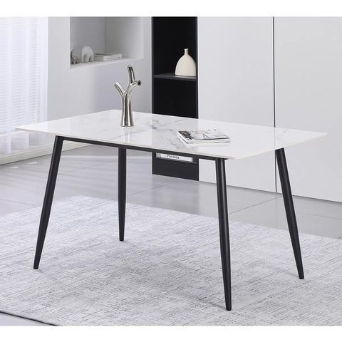 Обеденный стол Marble 140 M323 Blue Sky White Jade