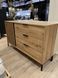 Комод Italy 1D3S/138 Дуб артизан/Антрацит изображение 7 | Altek Mebel