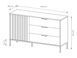 Комод Italy 1D3S/138 Дуб артизан/Антрацит изображение 5 | Altek Mebel