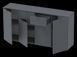 Комод Ron 7 Графит 160х38х81 изображение 4 | Altek Mebel