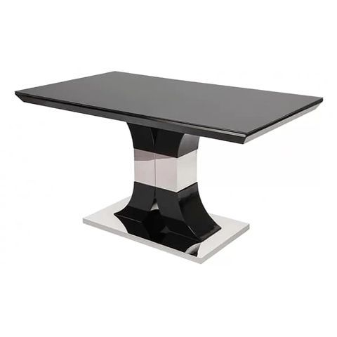 Трапезарна маса Rotello Черен/Бял &ndash; Трапезни маси, артикул 01-00024719 | Altek Mebel