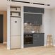 Готова кухня Aura E-line ПДЧ 140 Сив Графит снимка 1 | Altek Mebel